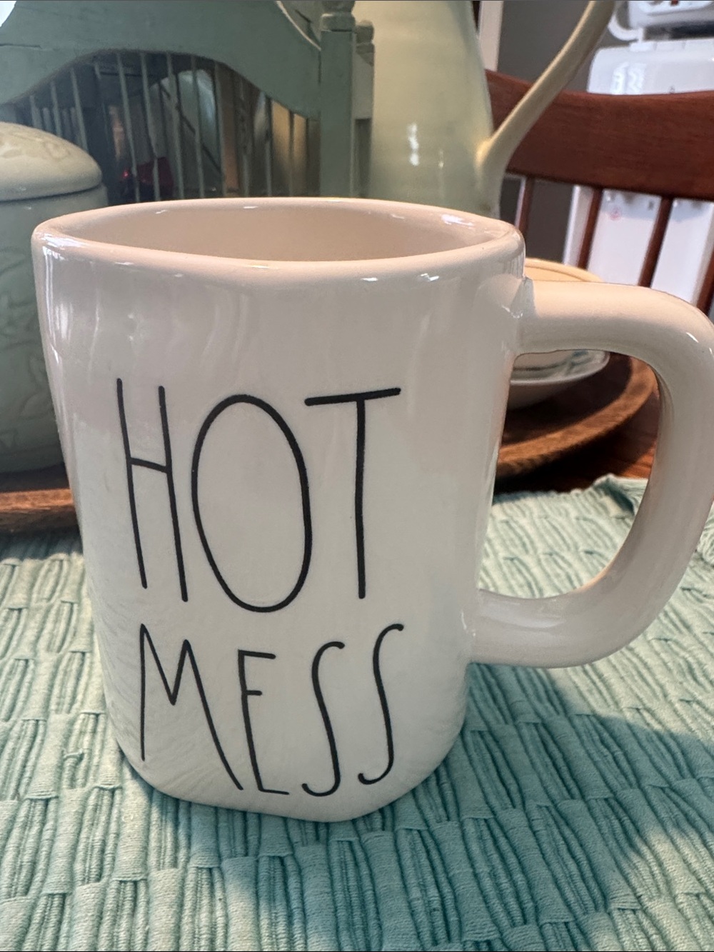 Rae Dunn “HOT MESS” Mug